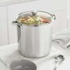 Stainless Steel 12-Quart Stock Pot with Glass Lid