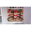 The Spicy Shelf Deluxe, 1 Set of 2 Shelves Spice Rack Organizer, Plastic, White