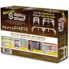 The Spicy Shelf Deluxe, 1 Set of 2 Shelves Spice Rack Organizer, Plastic, White